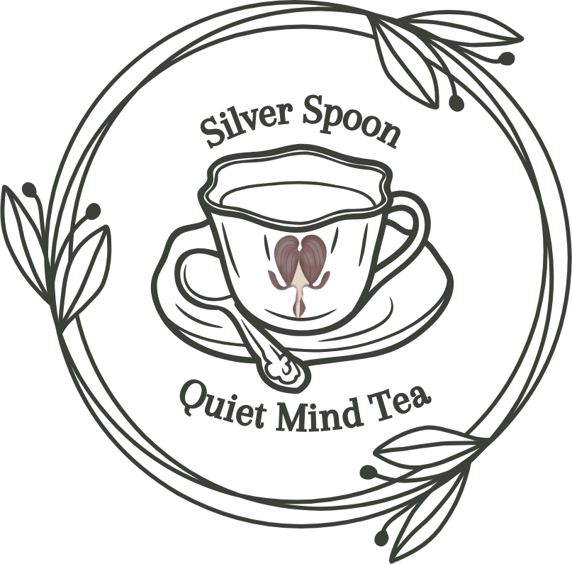 The Silver Spoon seal for Quiet Mind Tea